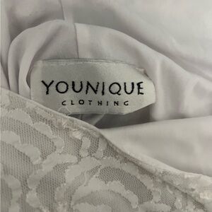 Younique clothing, white simple wedding dress/ bachelorette